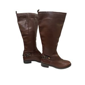 Franco Fortini Tall heeled leather boots